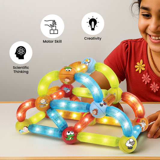 Light Magnetic Sticks Blocks