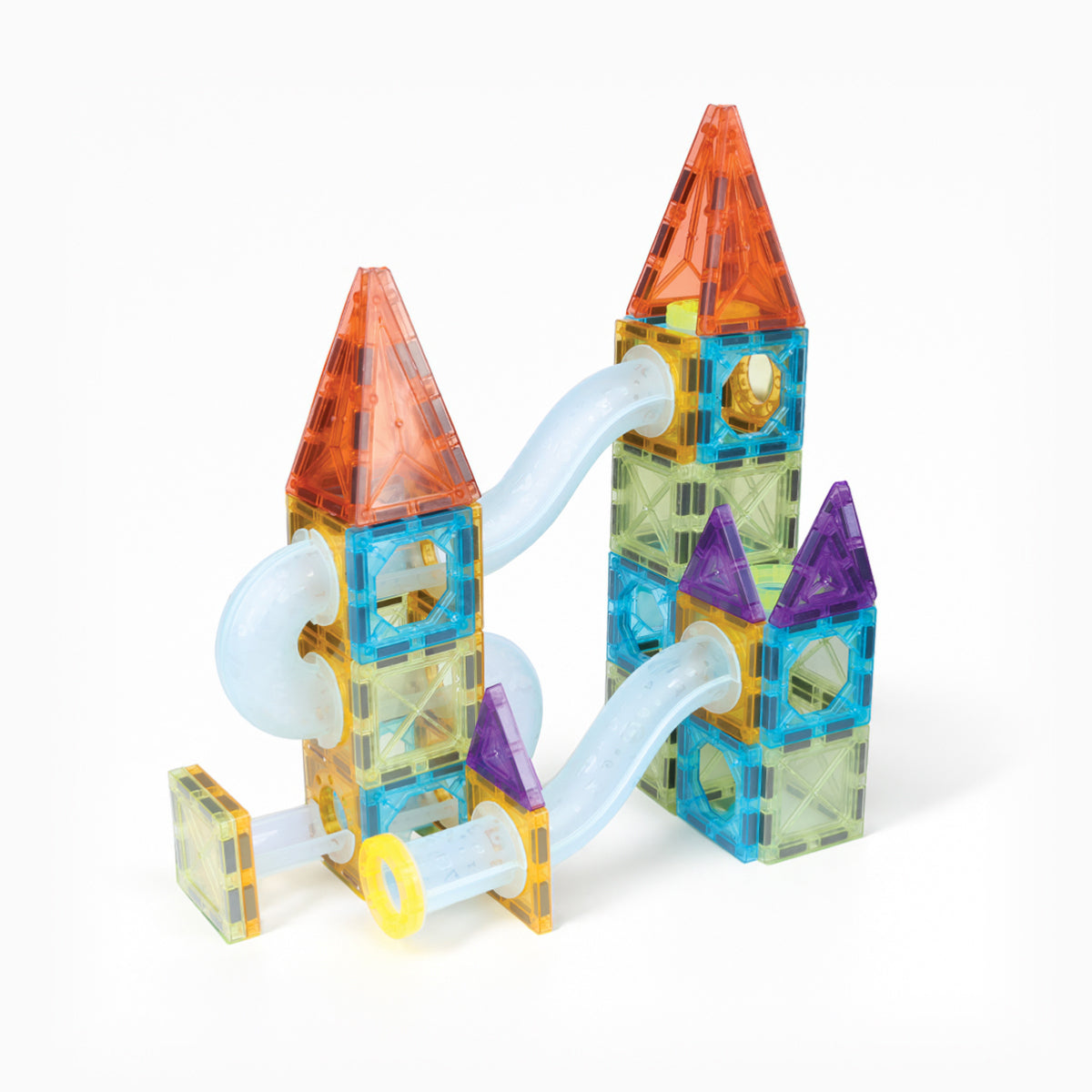 Magnetic Tiles Rolling Balls Building Blocks
