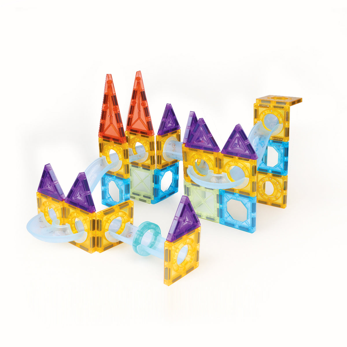 Magnetic Tiles Rolling Balls Building Blocks