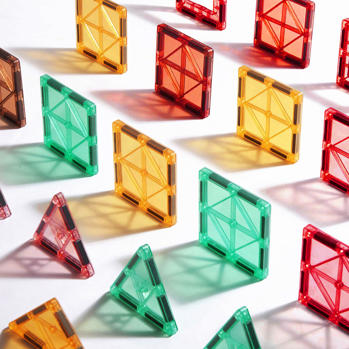Magnetic Tiles Rolling Balls Building Blocks