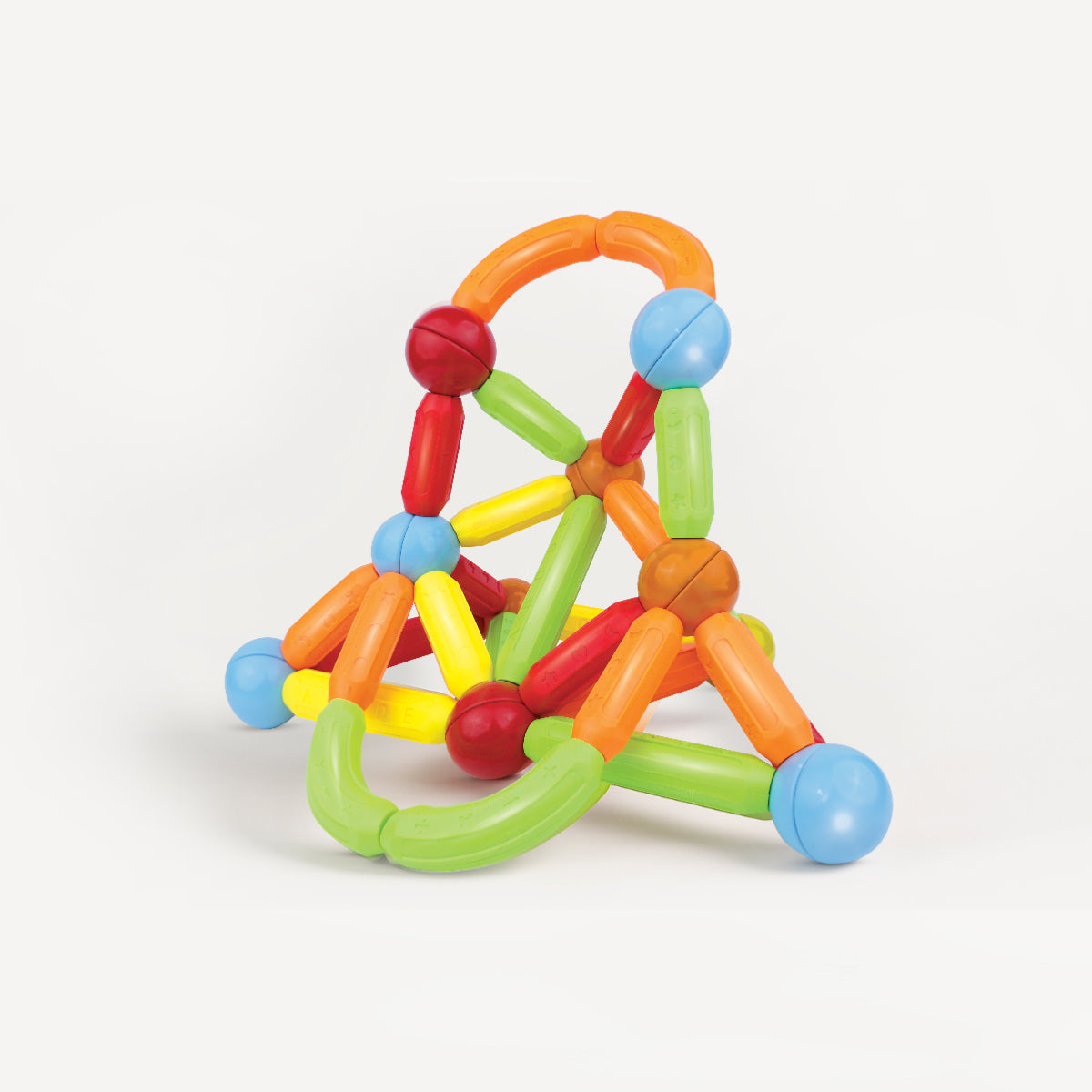 Magnetic Sticks and Rolling Balls Building Blocks
