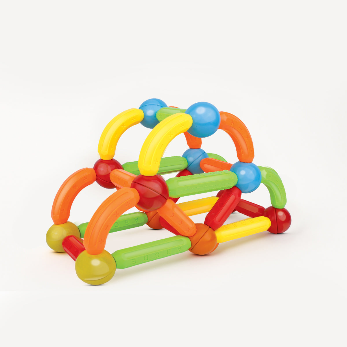 Magnetic Sticks and Rolling Balls Building Blocks