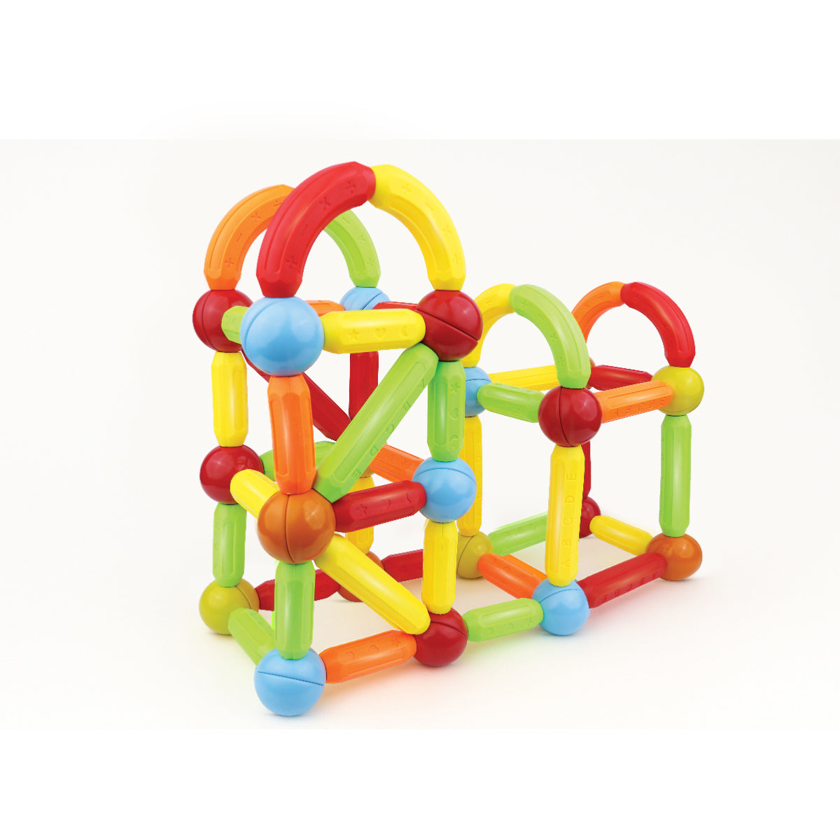 Magnetic Sticks and Rolling Balls Building Blocks
