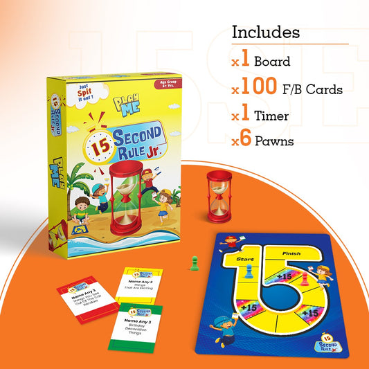 15 Second Rule Jr. | Family Board Game for Kids (6+)