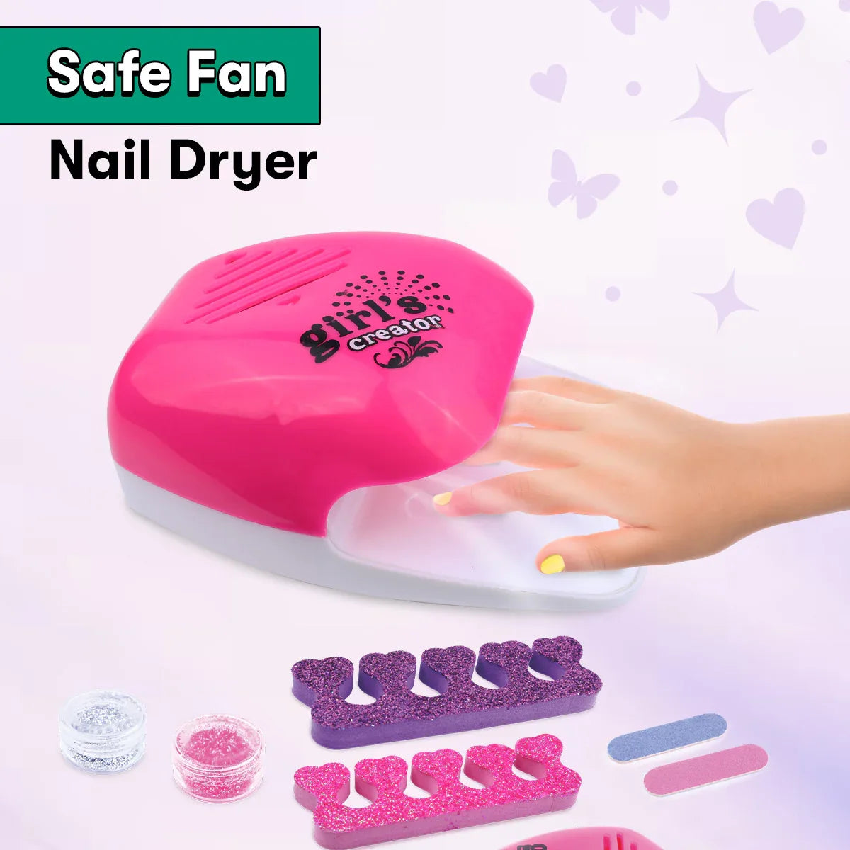 Mini Monk Glow & Go – Nail Art Studio Kit