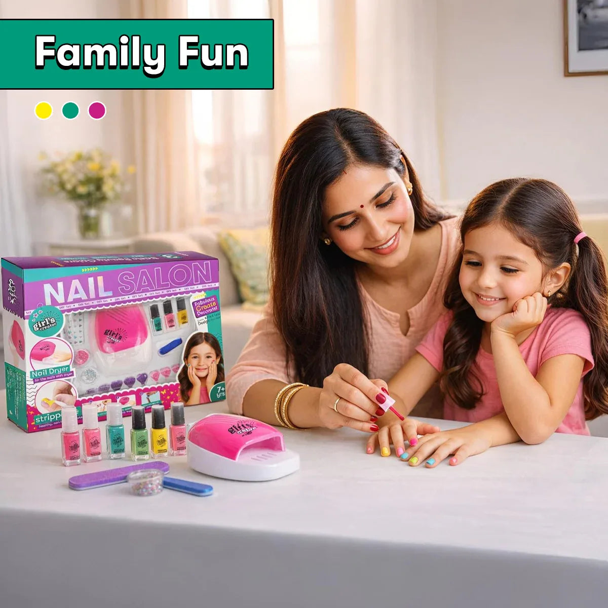 Mini Monk Glow & Go – Nail Art Studio Kit