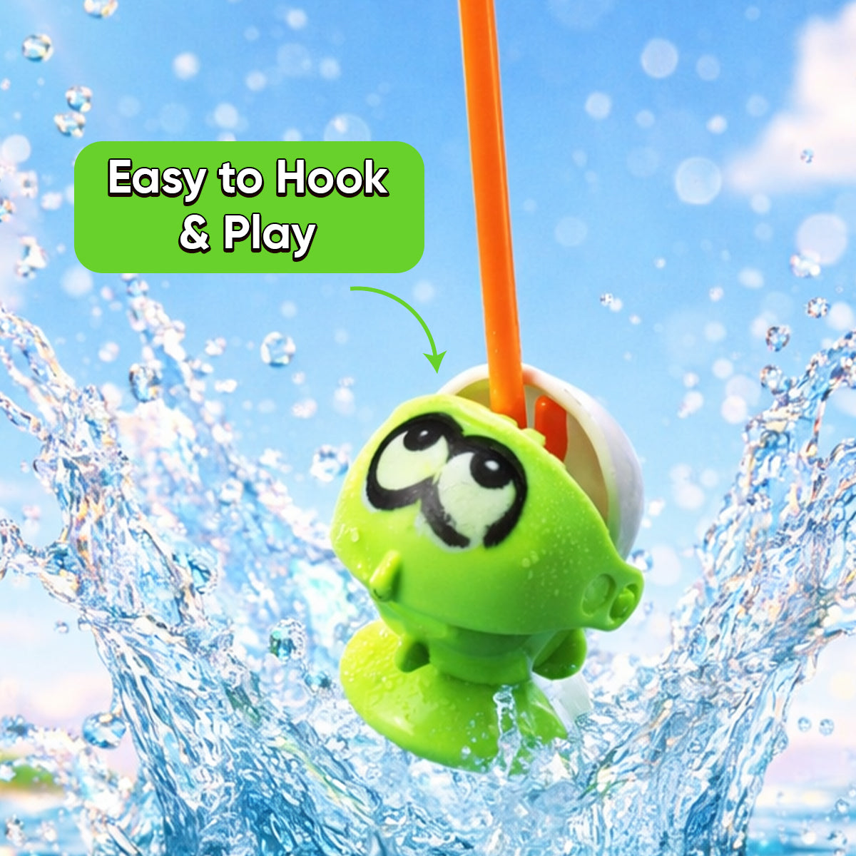 Mini Monk Musical Fishing Game for Kids