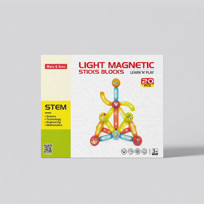 Light Magnetic Sticks Blocks