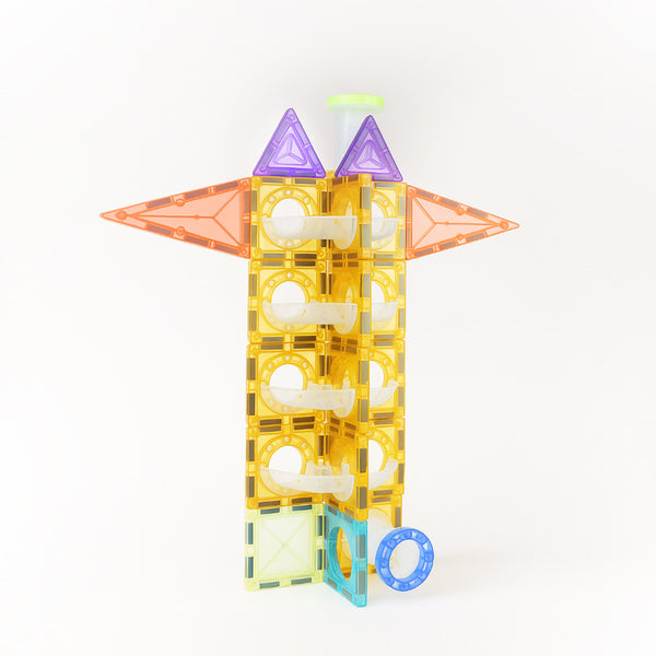 Magnetic Tiles Rolling Balls Building Blocks
