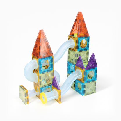 Magnetic Tiles Rolling Balls Building Blocks