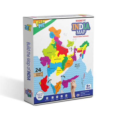 Mini Monk Magnetic India Map Puzzle