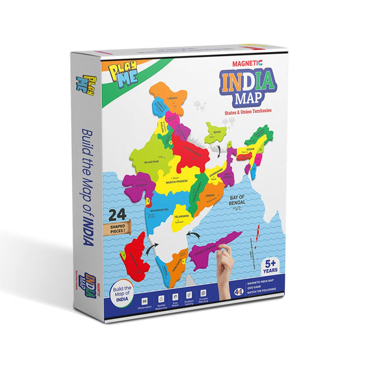 Mini Monk Magnetic India Map Puzzle