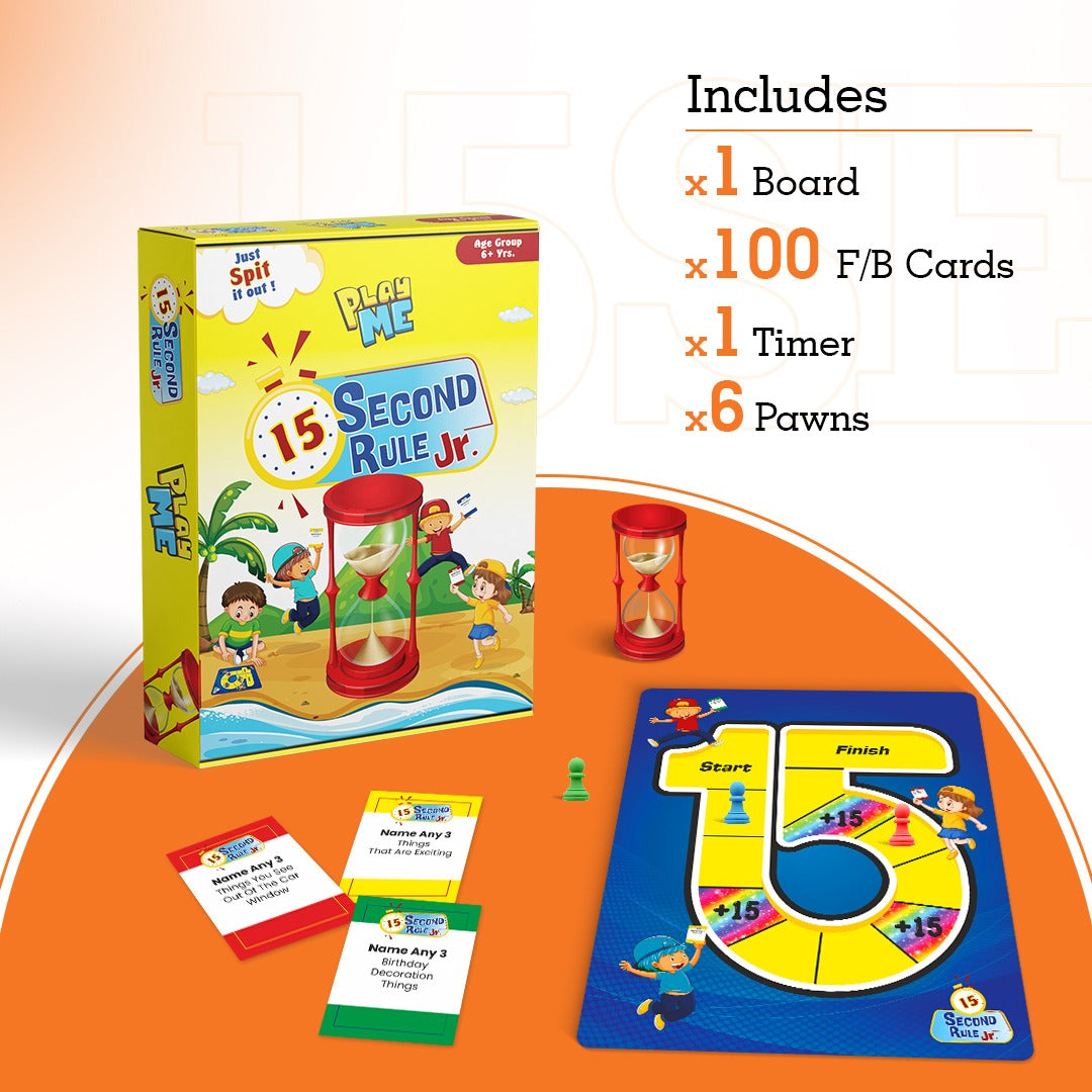 15 Second Rule Jr. | Family Board Game for Kids (6+)