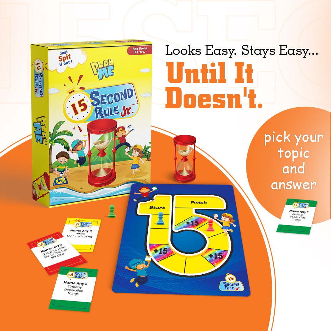 15 Second Rule Jr. | Family Board Game for Kids (6+)