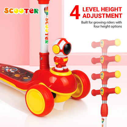 Mini Monk Astro Ride Scooter for Kids